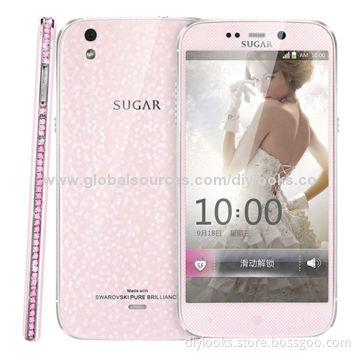 Sugar SS129 16GB Pink 5.0-inch 3G Android 4.2 Jewelry Smartphone for Women